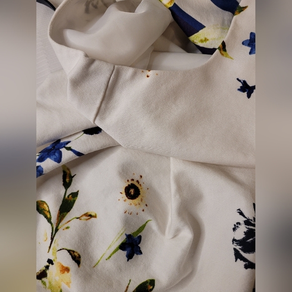 Signature Darby Established 1962 Floral Fit & Flare Tea Length Dress sz 10 - Picture 8 of 16